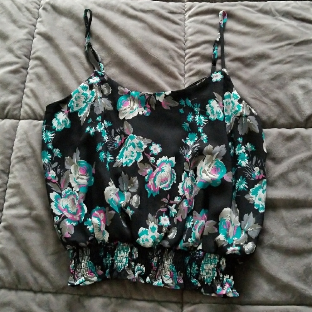 Floral crop top